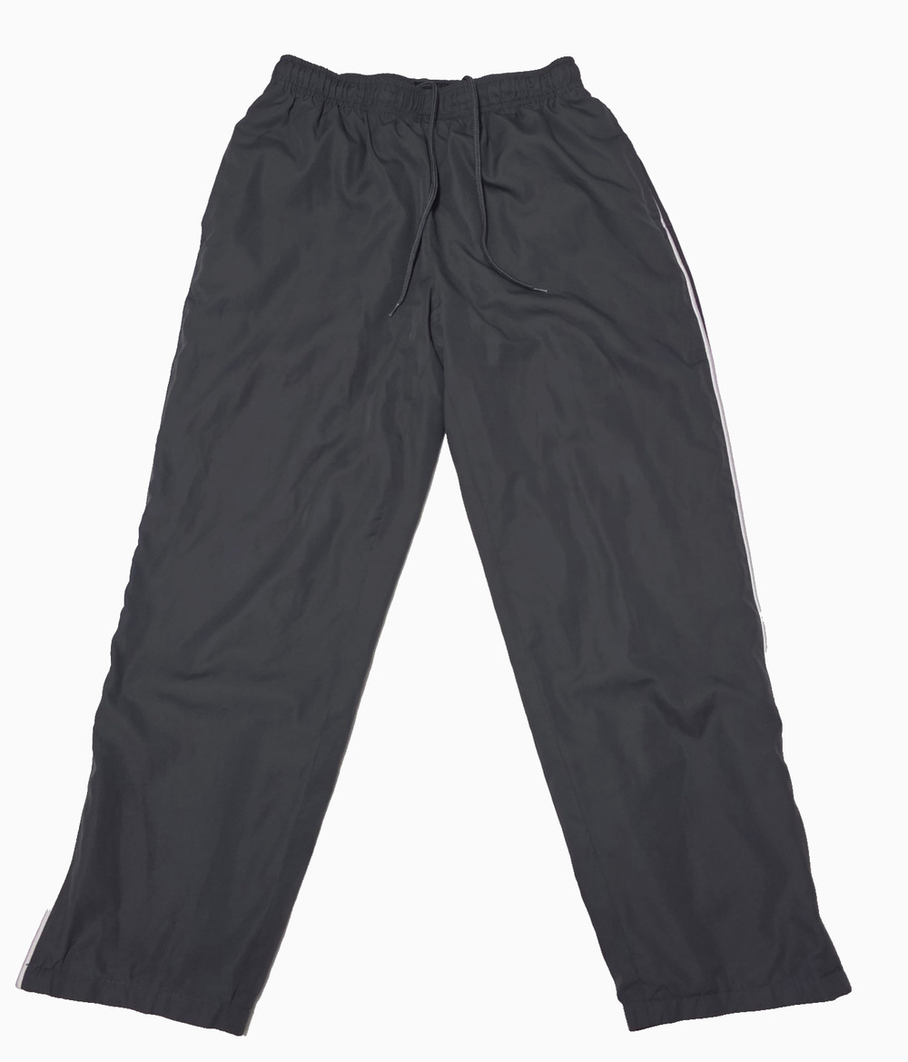 BCG Women’s Activewear Track Pants - Charcoal Gray -Ankle Zippers - Size Large